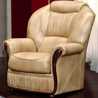 Sylvia Leather Arm Chair