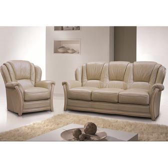 Felix leather Package 3 seater and 2 chairs