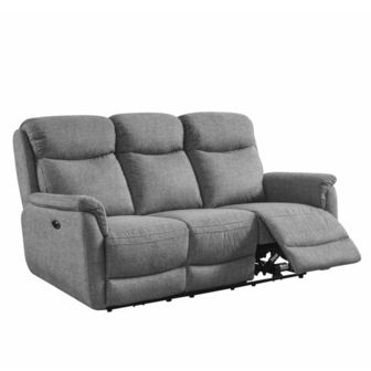 Bexley  3 seater fabric power recliner