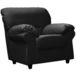 black anna leather chair