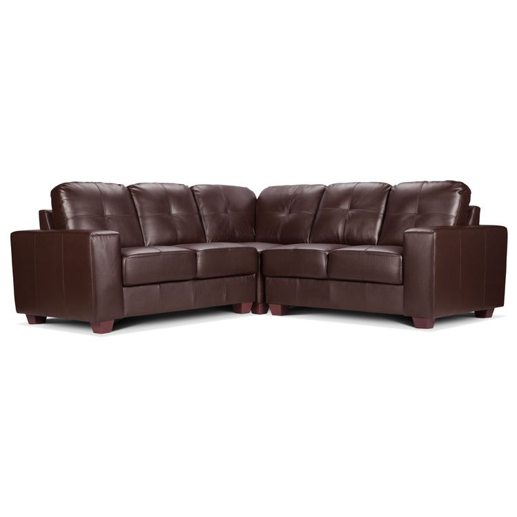 Asta leather corner sofa
