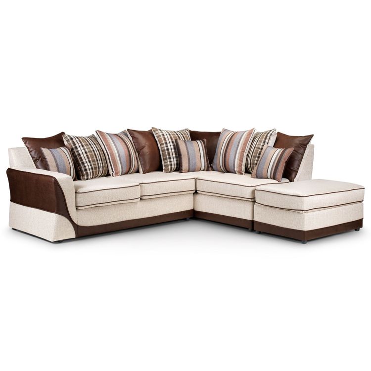 Casa Fabric Corner Sofa Right Hand