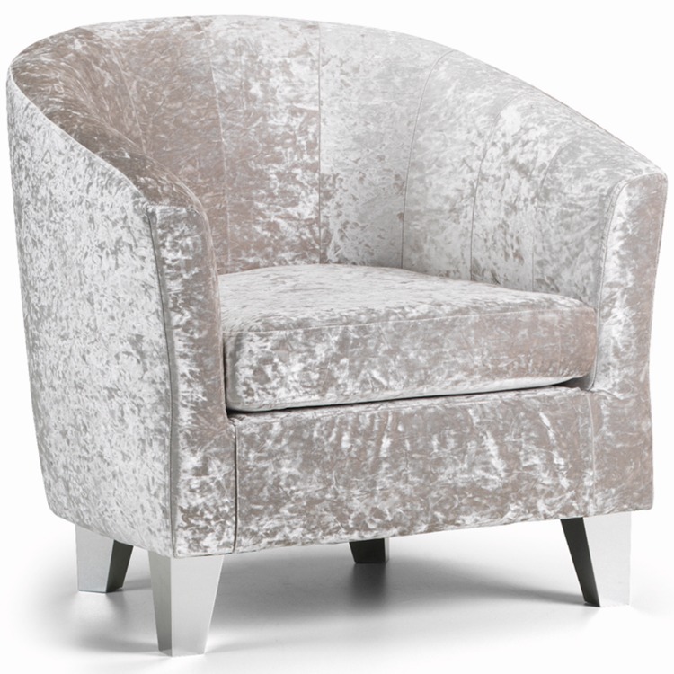 Tub Chair Crushed Velvet