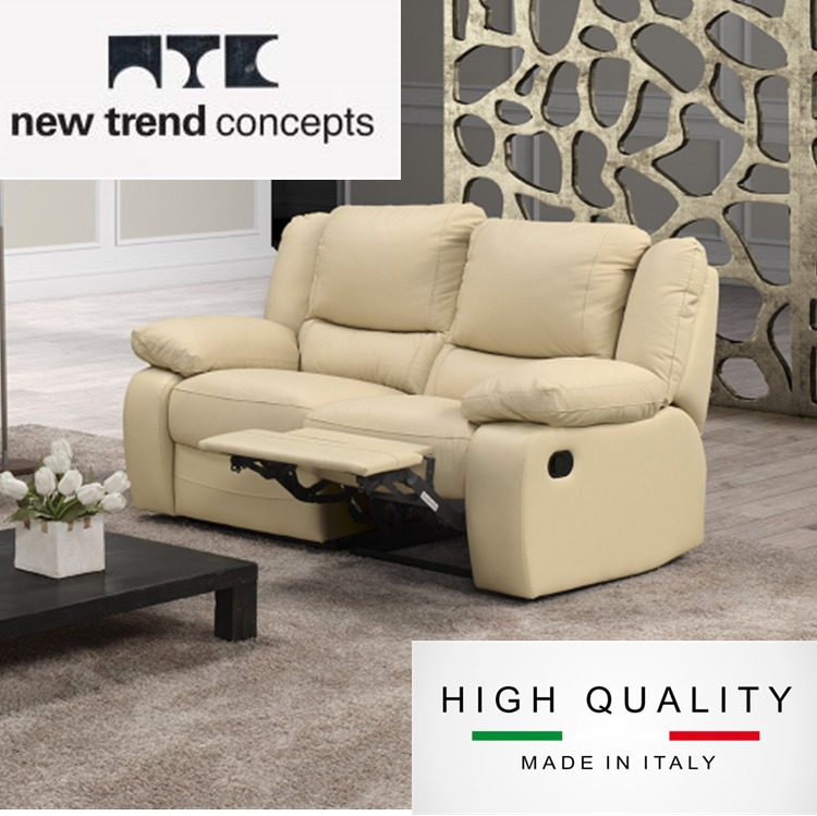 New Trend Concepts Virginia Leather 2, Leather Trend Sofa