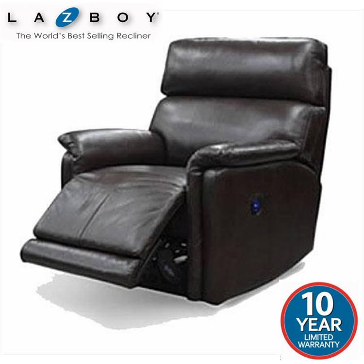 Lazboy Jacksonville leather manual Recliner Chair