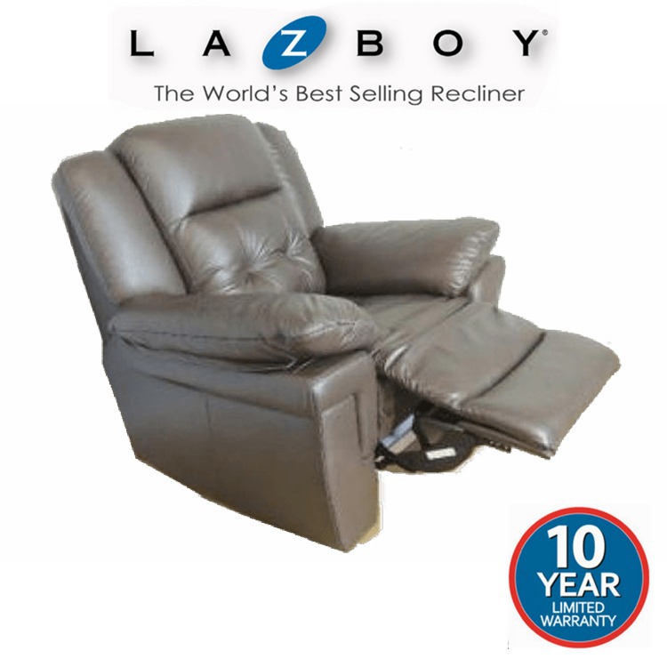 Lazboy Augustine Leather manual Recliner Chair