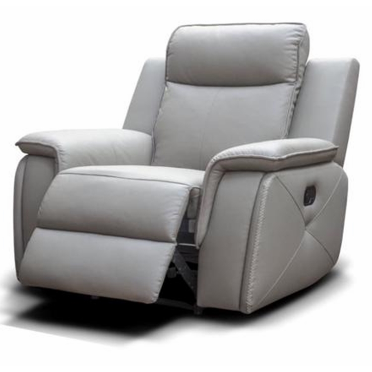 Aster leather manual recliner chair