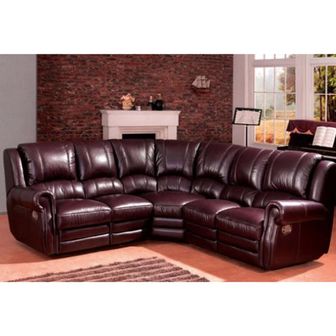 woodstockleather corner recliner