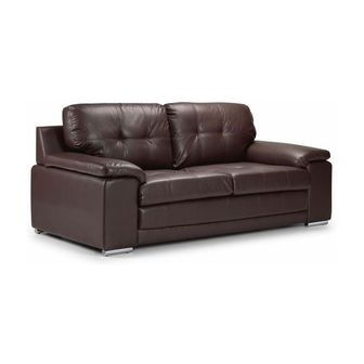 The Denver 3 Seater Leather Sofa