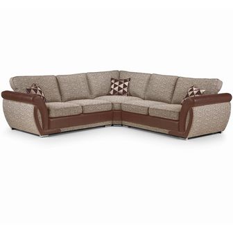 Melinda Large Fabric Corner Sofa