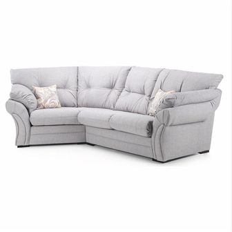 Zinc Fabric Snuggle Sofa Left hand