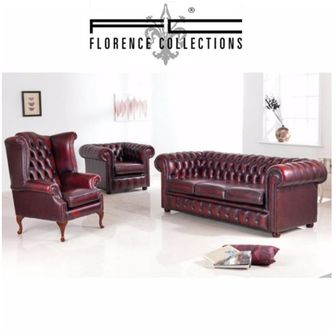 Chesterfields Leather Suite