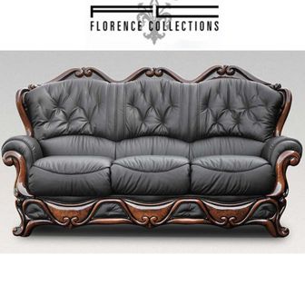 Luciano Leather 3 seater Itailain Range