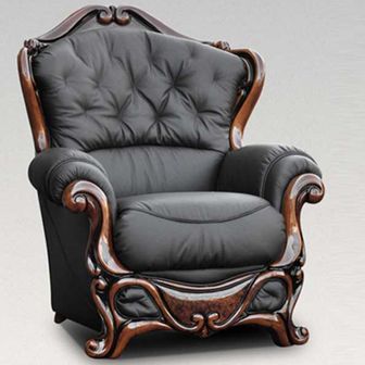 Luciano Leather Arm Chair