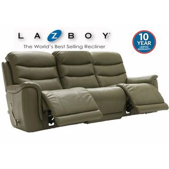 Lazboy Sheridan Leather Recliner 3 Seater