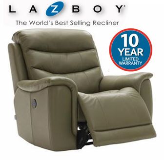 Lazboy Sheridan Leather Power Recliner Chair