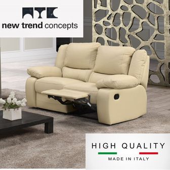 New Trend Concepts Virginia Leather 2 Seater