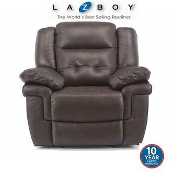 Lazboy Nashville Leather Fixed Chair