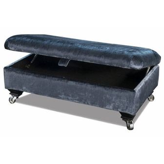 Alstons Fleming Legged Ottoman at suite world