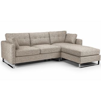 Como Right Hand Fabric corner sofa