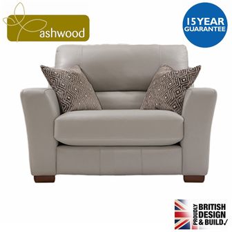 Ashwood Designs Plaza Cuddler Leather Chair