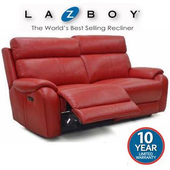 lazboy Winchester manual recliner 3 seater