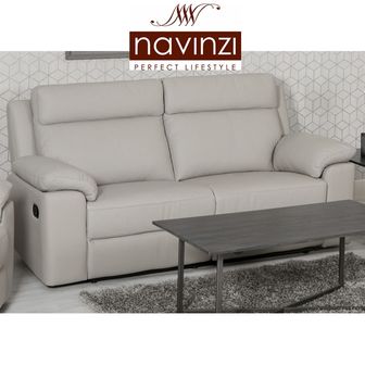 Enya 3 seater leather manual Recliner