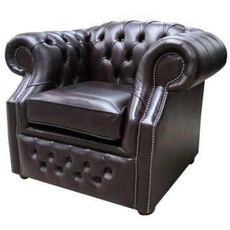 Cheshire Leather Chair Chesterfield