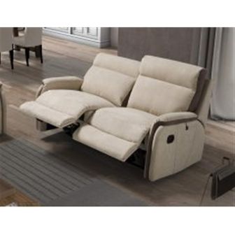 Fox  Leather 2 seater power recliner new tren