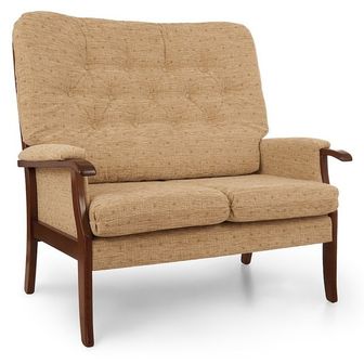 Bradley Fabric Range Show Wood Compact Sofa