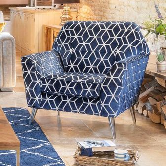 Alstons Fixed Back Eliot Accent Chair