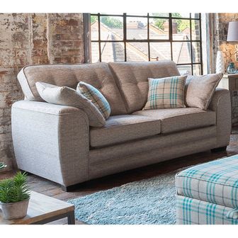 Alstons Cuba 2 Seater Fabric Sofa