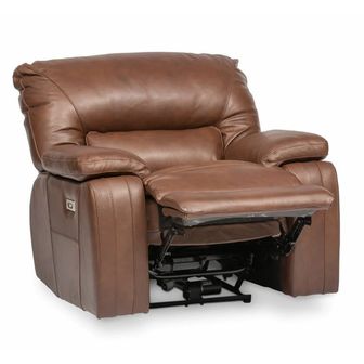 New Trend Aldebaran leather manual recliner