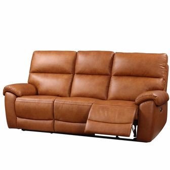 Marco 3 seater leather power recliner