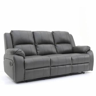 Darwin 3 seater Leather Sofa suite world dove
