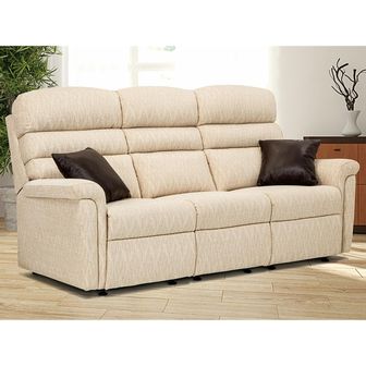 ComfiSit Leather 3 seater fixed