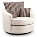 Curve Fabric Swivel Chair