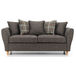 Chilli Fabric 3 Seater Sofa