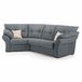 Zinc Fabric Snuggle Sofa Left hand