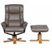 Atlantic Leather Recliner Swivel Chair