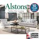 Alstons Memphis Grand Pillow Back Fabric Sofa