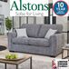 Alstons Memphis Fabric Sofa 2 Seater Standard