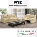 New Trend Concepts Virginia Leather 3 Seater