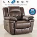 Lazboy Nashville Leather manual Recliner Chai