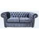 Chesterfield Fabric Sofa 2 Seater