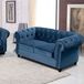 Charles Velvet 2 Seater Sofa