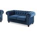 Charles Velvet 2 Seater Sofa