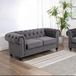 Charles Velvet 2 Seater Sofa