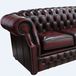 Cheshire Leather Grand Sofa Chesterfield