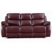 Bergen  3 Seater leather manual recliner
